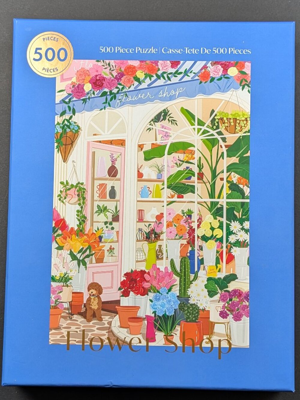 Indigo x HOBBRY Flower Shop — 500 Piece Jigsaw Puzzle